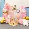 Pastel Pink Balloons Garland White Gold Latex Ballon Arch Kit Baby Shower Gender Reveal Birthday Party Wedding Decoration Globos