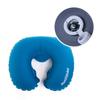Inflatable U Shaped Travel Pillow With Ice Silk Cover For Adults Comfort And Support