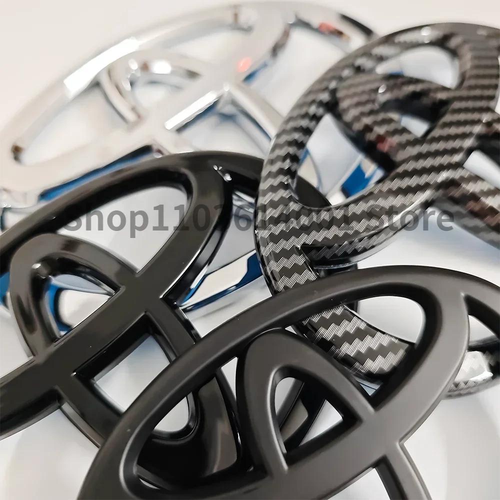 Toyota Car Front And Rear Logo Emblem Grille Hood Trunk Badge for Corolla Camry RAV4 Yaris Vios Highlander Alphard Rear Car Badg