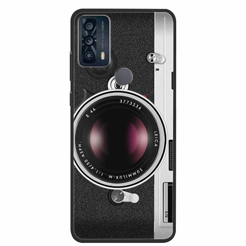 For TCL 20Y 20E Case Luxury Soft Silicone TPU Back Cover For TCL 20Y 20B Phone Cases TCL20Y 20 Y TCL20E Cute 6125F Funda Cartoon