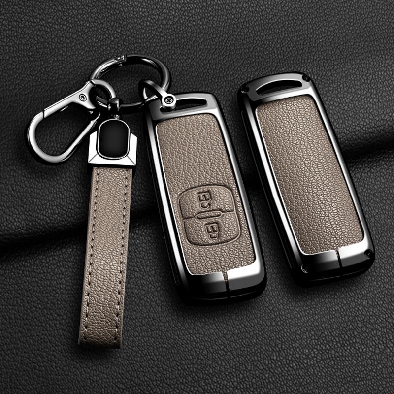 Alloy Auto Smart Key Fob Cover Case Housing Remote Fit For Mazda 2 3 6 Atenza Axela Demio Cx-5 Cx5 Cx-3 Cx3 Cx7 Cx-7 Cx-9 Cx9 Mx5 Accessory