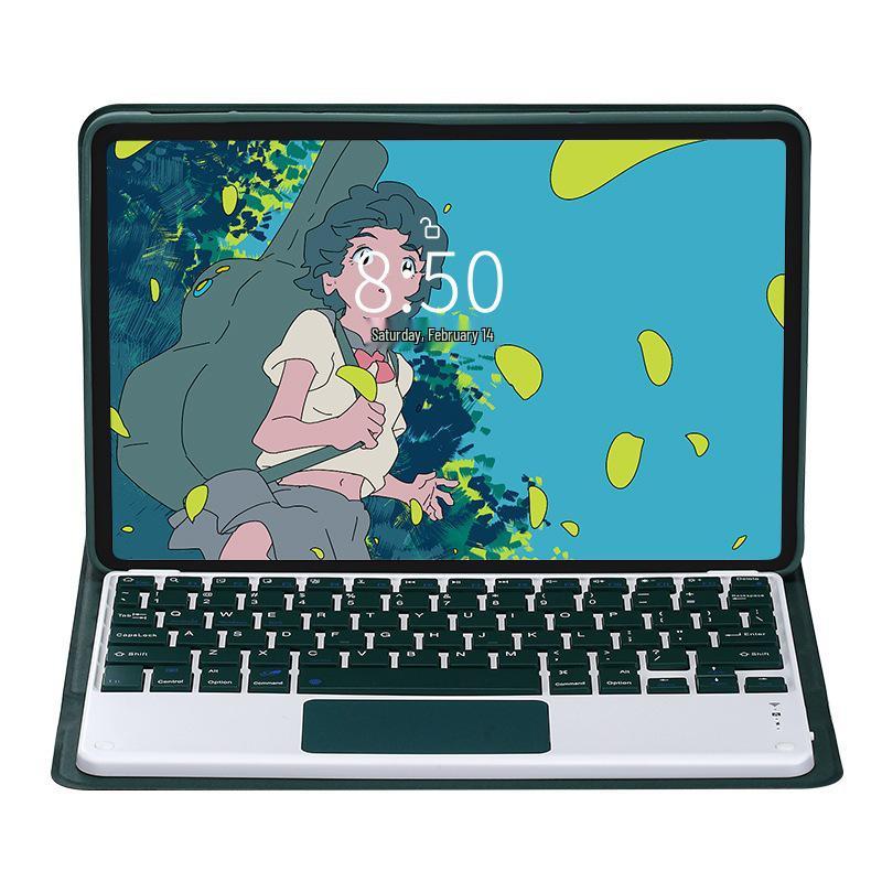 11.4-Inch OnePlus Pad Go Protective Bluetooth Keyboard & Leather Case