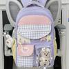 Schoolbag two-dimensional dopamine pain bag cute student schoolbag campus student schoolbag large capacity transparent pain bag