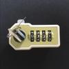 Security Resettable 4 Digit Code Lock With Keys Durable Combination Cabinet Lock Mechanical Code Lock Locker
