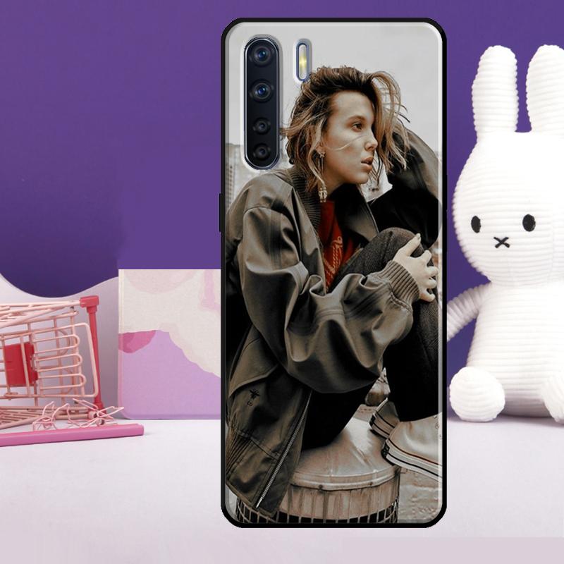 British Actor Millie Bobby Brown Case For Oppo A60 A80 A40 A77 A57 A17 A74 A54 A94 A78 A98 A18 A38 A58 A96 A76 A16 A15 A5 Pro