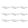 Smooth Glides Curtain Track 3Meter Bendable Rails with Rollers Kits for Seamlessly Drapery Movement In Homes Offices