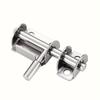 Semicircular Stainless‑Steel Latch, Sliding Bolt Lock, Heavy‑Duty Security Bolt for Wardrobe, Garden & Indoor‑Outdoor Door, Easy‑Mount Door Latch