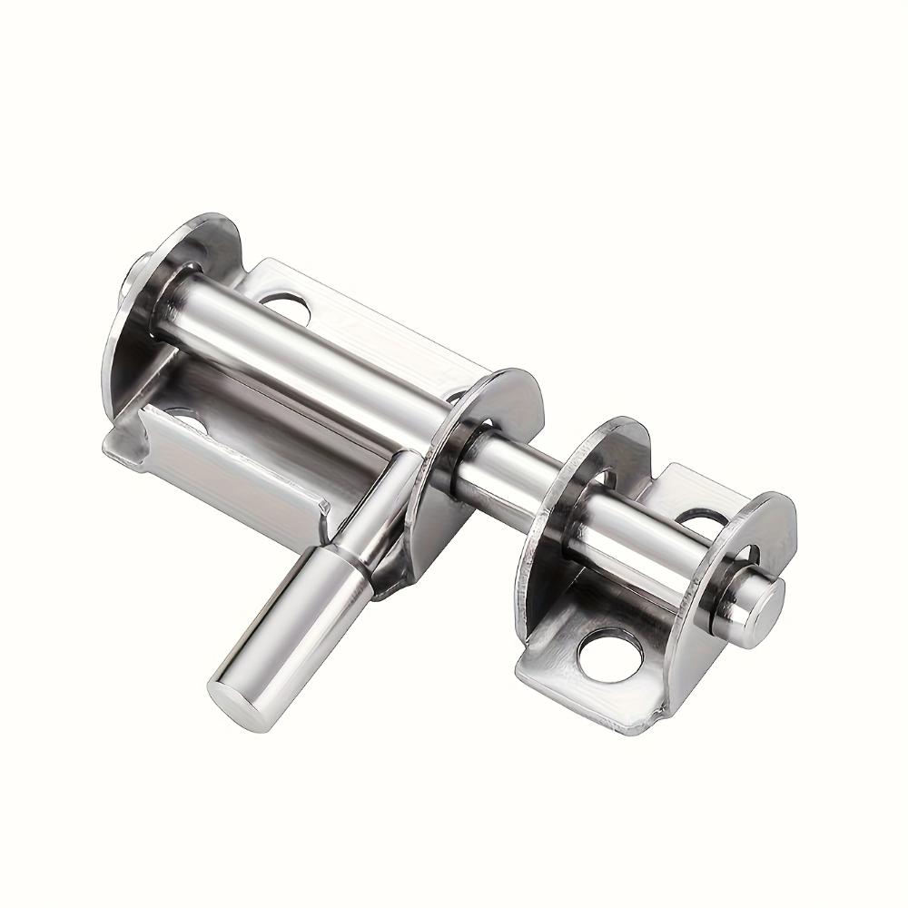 Semicircular Stainless‑Steel Latch, Sliding Bolt Lock, Heavy‑Duty Security Bolt for Wardrobe, Garden & Indoor‑Outdoor Door, Easy‑Mount Door Latch