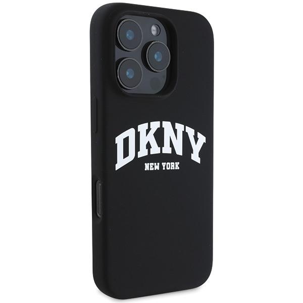 Dkny Dkhmp16Xsnyach Iphone 16 Pro Max6.9 Czarny/Black Hardcase Silicone White Printed Logo Magsafe