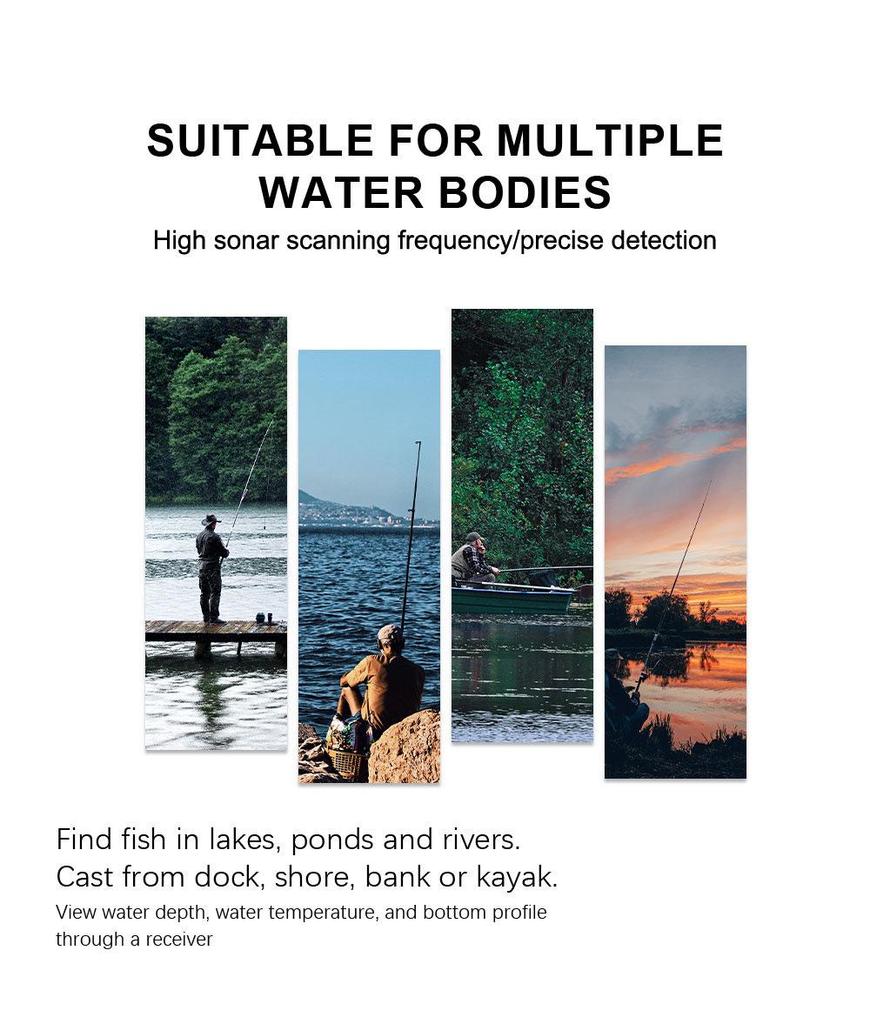 LUCKY Wired Fish Finder with Color Screen