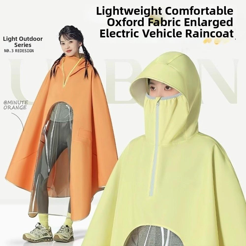 Waterproof Motorcycle Raincoat High Neck Full Body Rain Poncho Outdoor Motorcycle