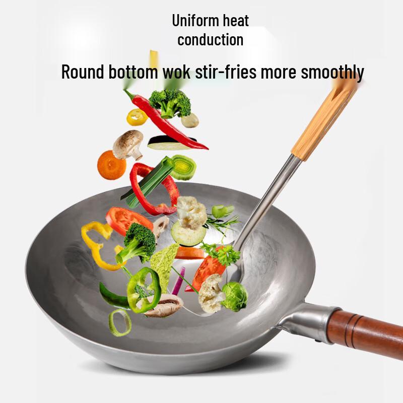 Triceratops 34cm 201 Nerezová pánev Wok na smažení