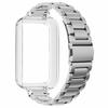 For Honor Band 10/9 Stainless Steel Watch Strap with PC Case Solid 3 Bead Replacement Band