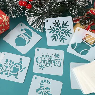 Weihnachten Holz Hohl Malvorlage Weihnachtselement Muster Runder Anhänger Hohl Malvorlage
