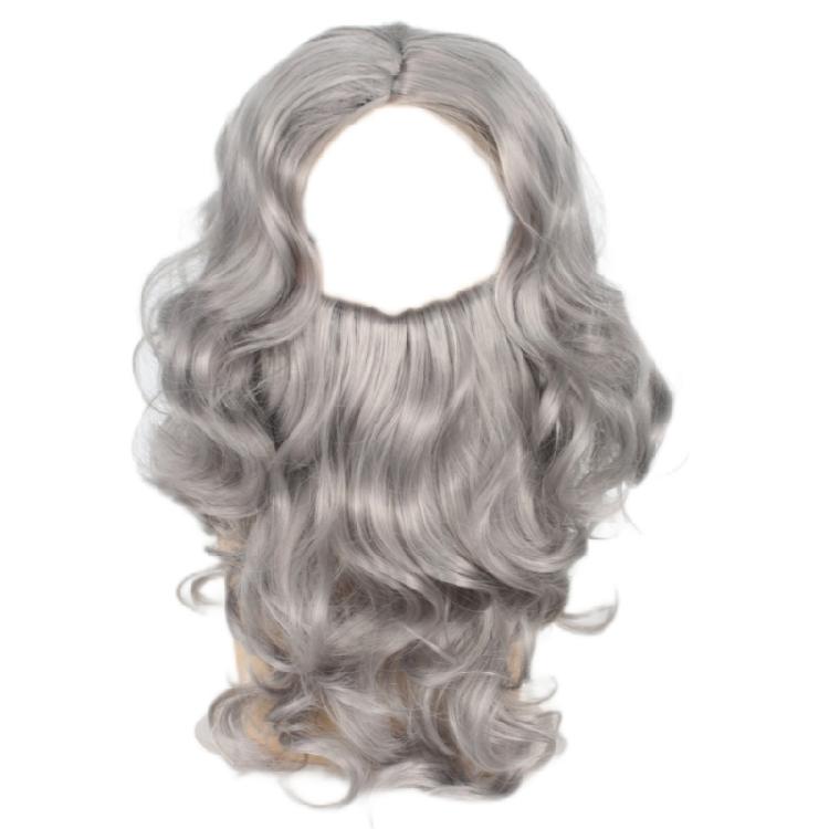 Santa Clause Beard and Wig Santa Costume Accessories Set for Christmas Kid Birthday
