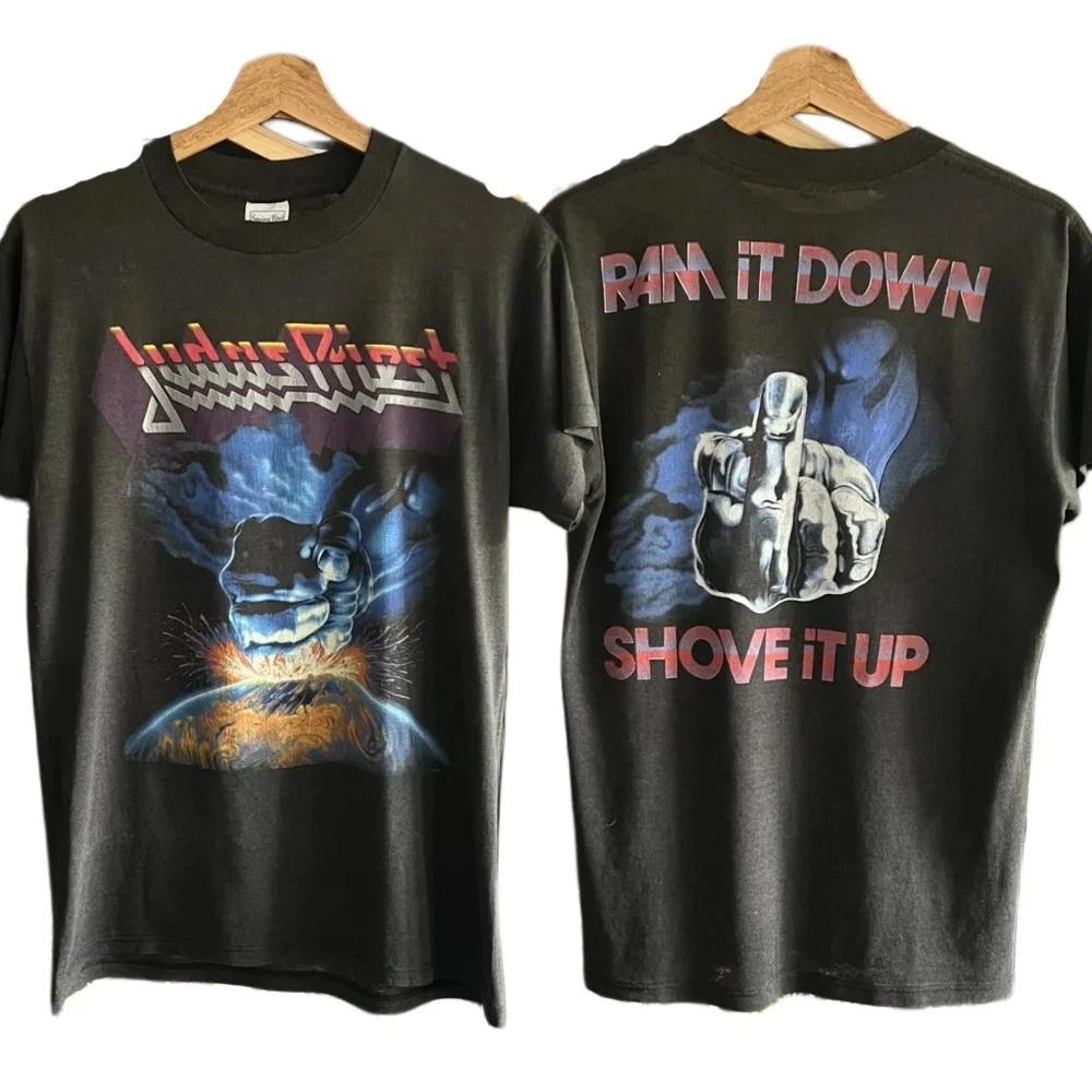 1988 Judas Priest Ram It Down Shove It Up Single Stitch Tshirt S