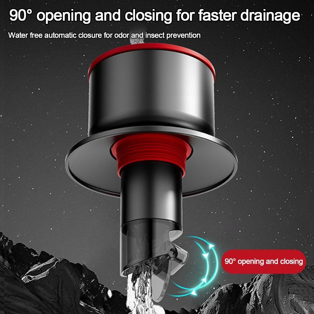 Stainless Steel Sink Drain Pipe Adapter Anti Odor Sealing Ring Kitchen Basin Sewer Branch Multifunctional