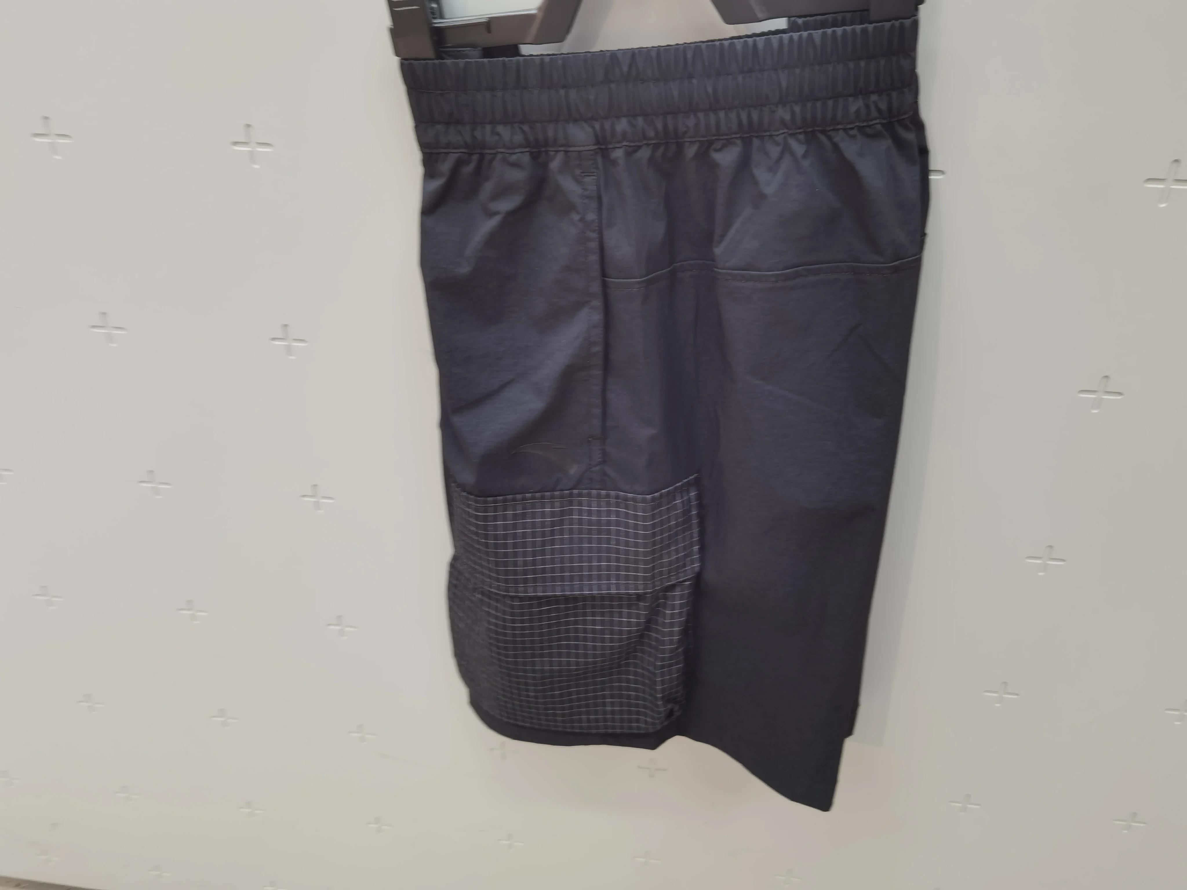 Anta Outdoor Woven Shorts Men s Summer Ice Silk Straight-Leg Pants Loose Cargo Fifth Pants M