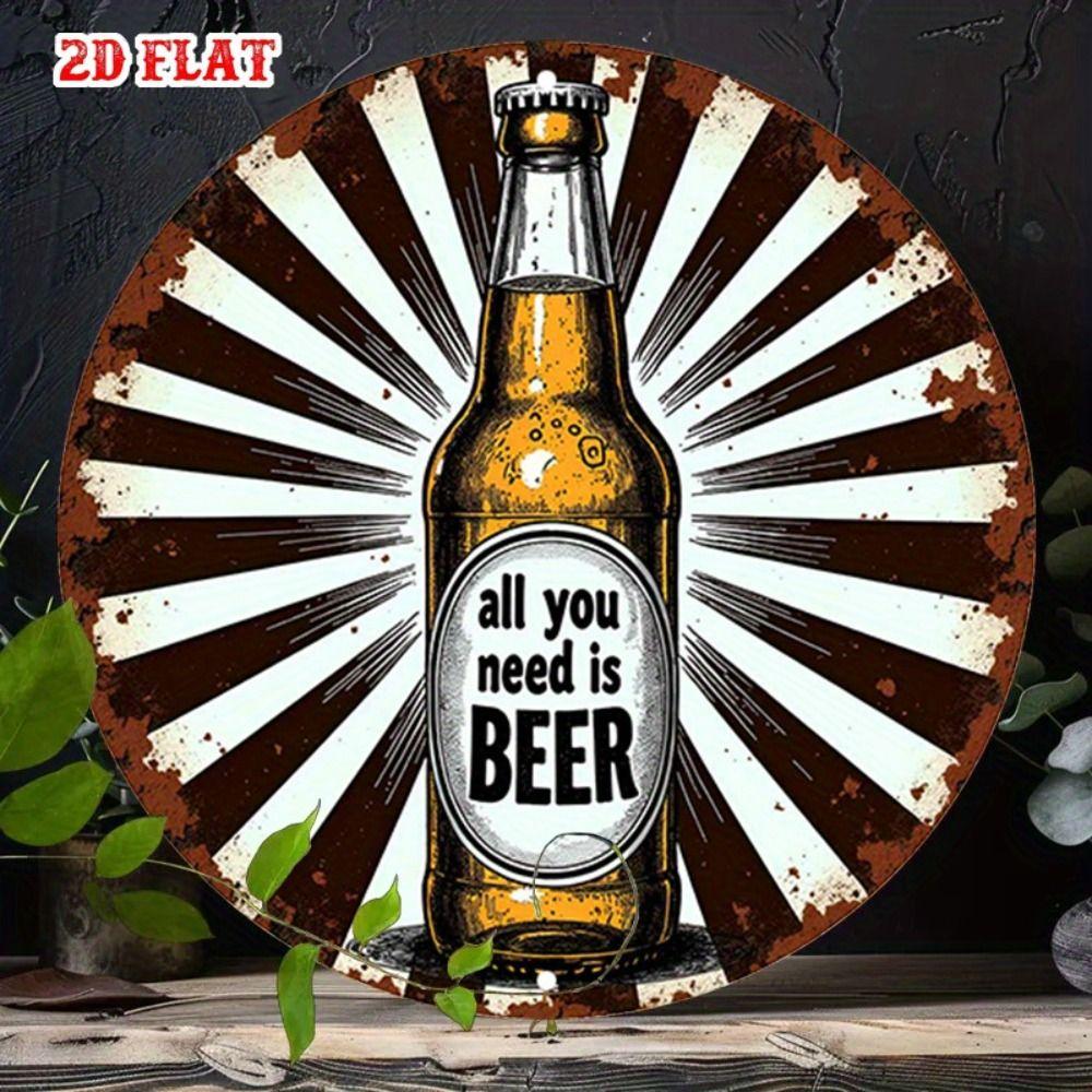 Metal Tin Sign Retro Art 20x20cm Home Wall Decor