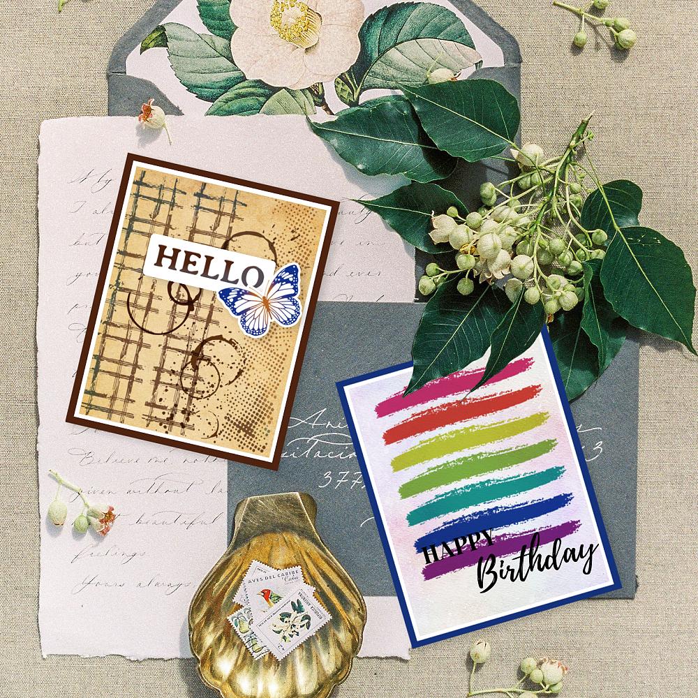 PVC Stamps for DIY Scrapbooking Photo Album Decorative Cards Making Stamp Sheets Film Frame Others 21x14.8x0.3cm