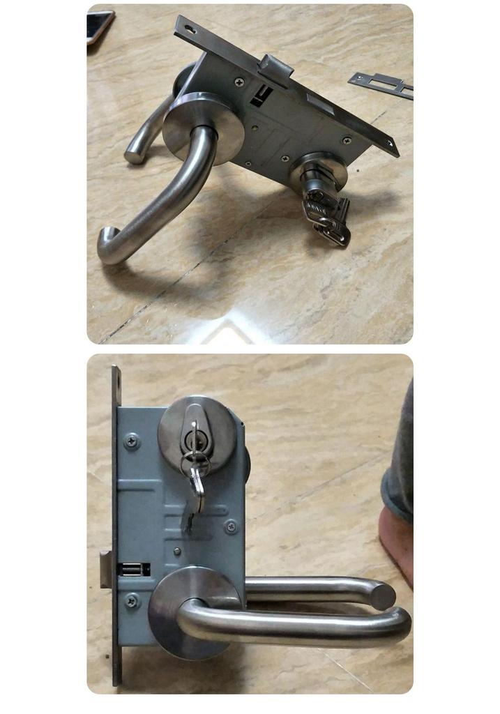 Stainless Steel Emergency Safety Fire Door Lock - Anti-Theft Corridor/Hallway Lock