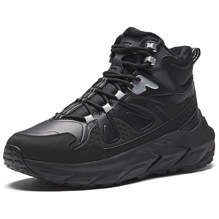 Anta Exploration Durable Mid-Top Outdoor Functional Shoes Men Shoes Black 112418982-2