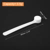 uxcell 20-Pack Micro Teaspoons, 500mg Mini Powder Scoops, Mini Measuring Spoons for Cosmetic Powder and Coffee, White