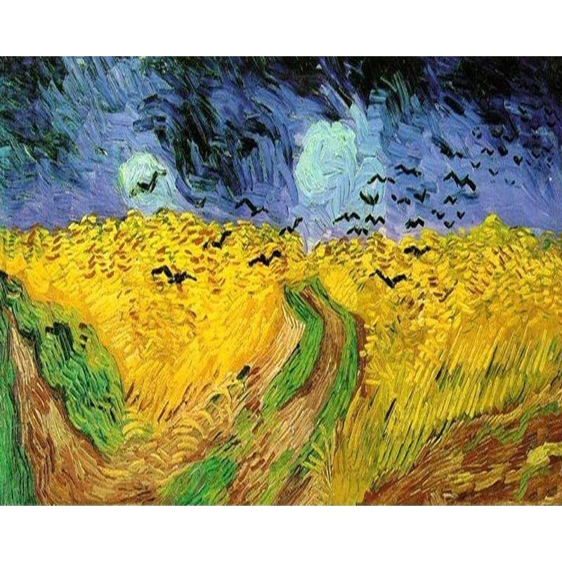 Diamantová maľba Van Gogh Hviezdna obloha Krajina pre dospelých Vyšívanie Mozaika Celé zvieracie kamienky Ručná práca Darček