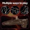 Realistic Large Dildo for Female Beginners Skin Sliding Foreskin Anal Vagina G Spot Big Soft Silicone Stimulation Anal Plug Massager Dildo Sex Toy