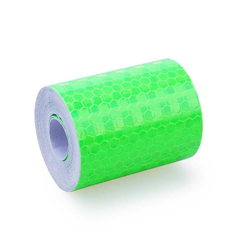 

Знак безопасности Светоотражающая лента наклейка стайлинга автомобилей самоклеящаяся предупреждающая лента автомобильный мотоцикл велосипед DIY украшение зелёный