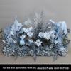 Blue Artificial Flower Row for Wedding Aisles and T-stage Decorations