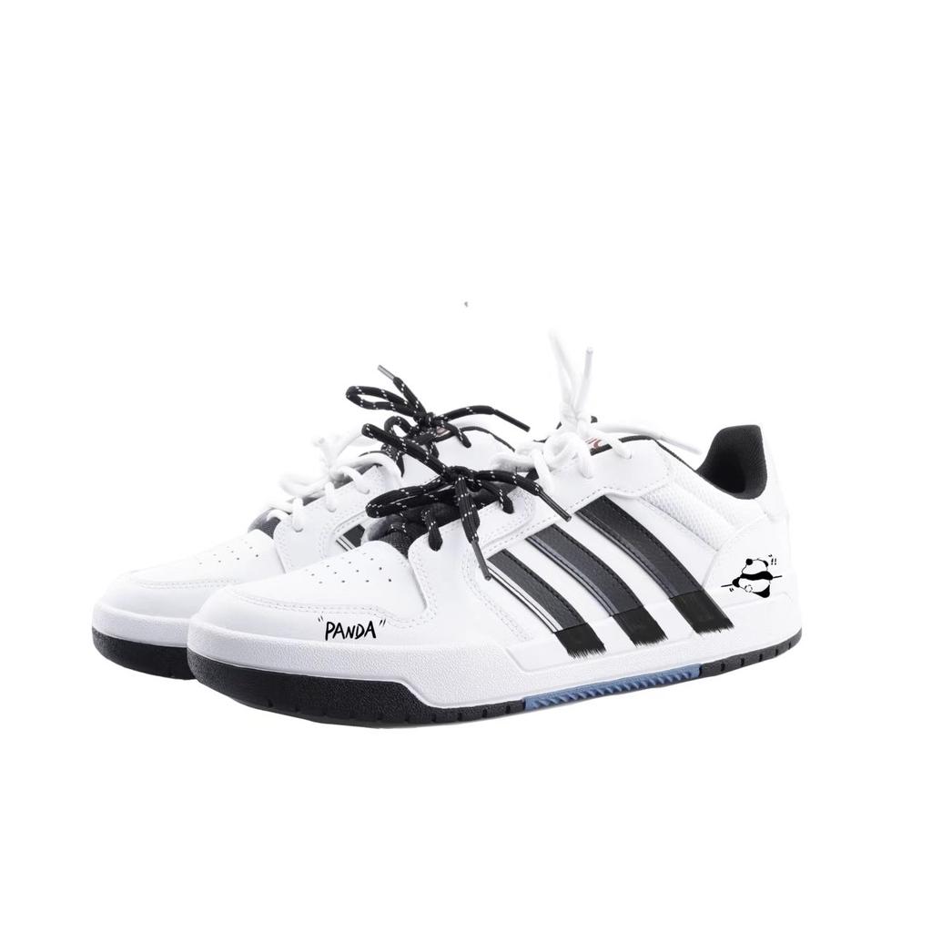 Adidas Slip Resistant Low top Skateboard Shoes Unisex Black White Blue GW5499(team2129-)