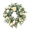 Front Door Wreath Garland Home Decor Floral Eucalyptus Twigs Wreaths