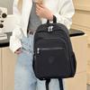Lightweight Backpack Sleeve Pull Rod Women's Travel Backpack Water-repellent Nylon Schoolbag