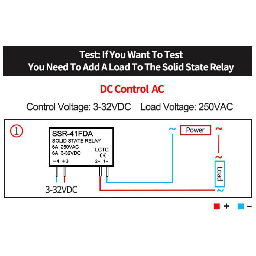 SSR Solid State Relays DC to DC Slim Relay Module 3-32VDC 6A Mini Relay Non-contact DIN Rail Relay SSR-41FDD Relays 5
