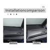 Carbon fiber Interior dashboard Side Cover Trim for Subaru WRX -24