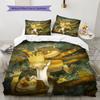 Where the Wild Things Are Pattern Bedding,Quilt Set Quilt Cover Pillowcase Home Birthday Gift(1 * Duvet Cover + 2 * Pillowcase, Without Core)