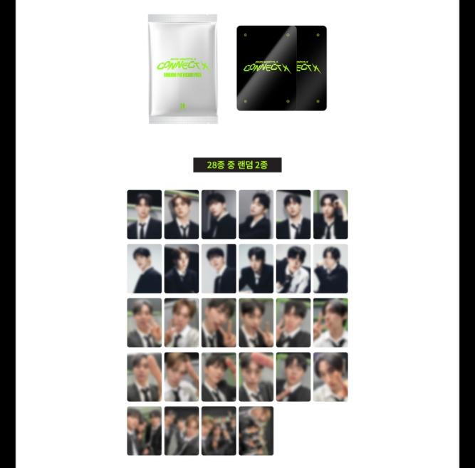 Pre-order 2025 MONSTA X CONNECT X Official MD Random Photo Card Pack
