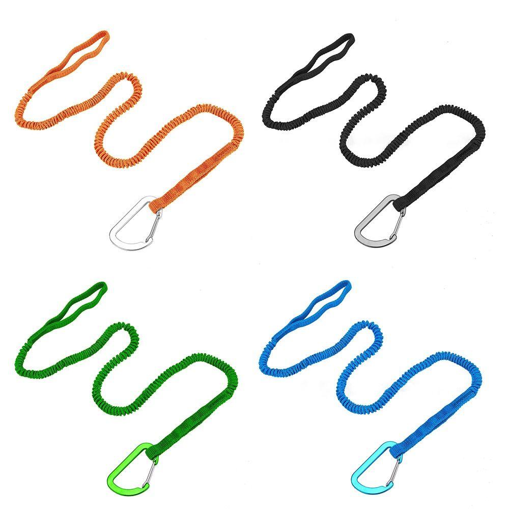 4 Colors Kayak Paddle Leash with Safety Hook Paddle Anti Lost Ropes Fishing Rods  for Kayak Paddles