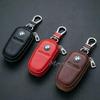 WSQK5 Leather Car Key Bag Multifunction Organizer Wallet For BMW M Power Performance E90 E91 E92 E93 X1 X3 X5 X6 M3 M5 F18 E63 Sticker