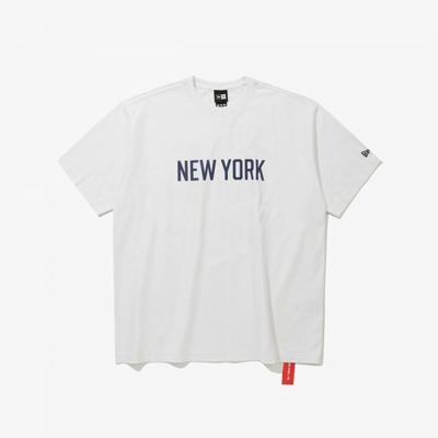 New Era New York Yankees Flagge T-Shirt weiß 15147544
