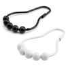 5 Bead Roller Shower Curtain Hooks Smooth Sliding Stainless Steel Construction Shower Rod Hook Bath Accessory