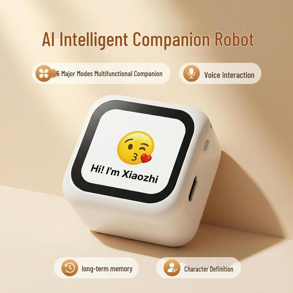 Xiao Zhi Smart AI Robot: Interactive Storytelling, Emotional Companion, Trendy Play Toy.