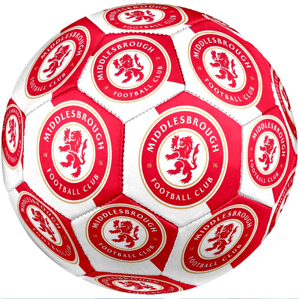 Middlesbrough FC Size 5 Standard Football Durable Training Match Soccer Ball for Adult Outdoor Sports