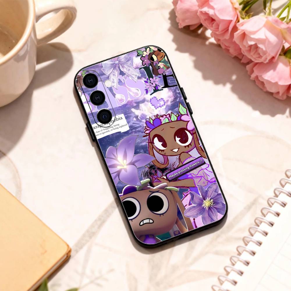 

F-Квітковий D-Світ Денді B-Бассі Чохол для телефону Для Samsung Galaxy A73,A72,A71,A70,A53,A52,A51,Інших М який Чорний Корпус Samsung a31