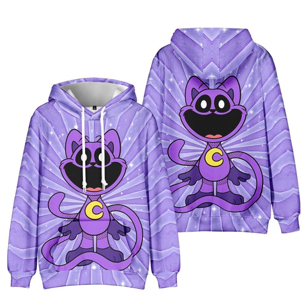 

Anime Smiling Critters Men Women Hoodies Autumn Casual Pullover Hoodie Fashion Cartoon Sweatshirts Hip Hop Sweatshirt Clothes XS