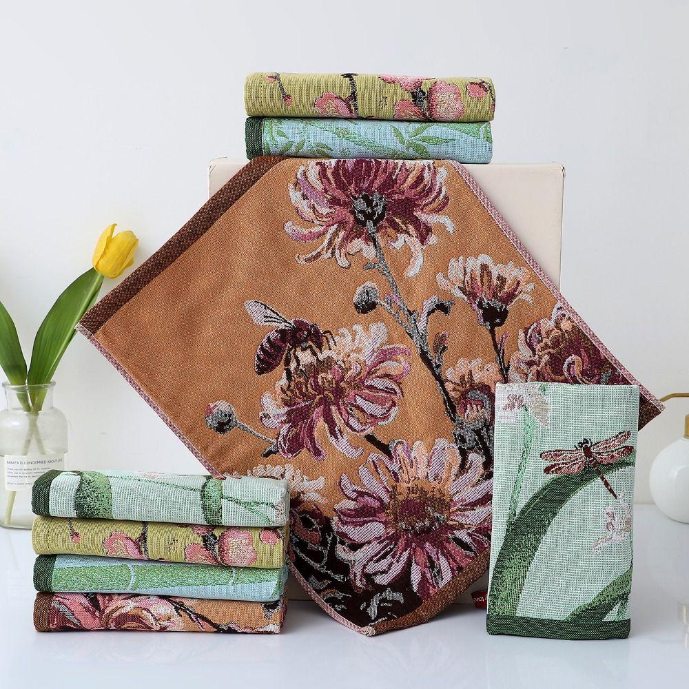 34x40cm Large Hand Towel Quick Dry Tea Towel High Quality Handkerchief  Home Restaurant