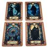 Dark Tarot Cards Set, Gothic Arcana Journey Classic Theme Deck, 78 Cards 13x9cm, Fortune-Telling & Divination Game
