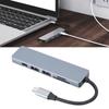 6In1 TypeC Hub Adapter TypeC To HDMI Docking Station Adapter Computer Accessory