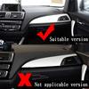 ABS Carbon Fiber Car Dashboard Side Air Outlet Panel Trim Cover For BMW 1 2 Series F20 F21 F22 F23 2012-2017 Interior Accessorie